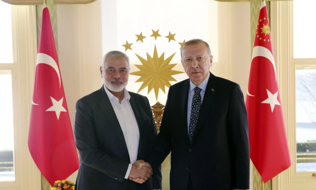 Hamas chief Haniyeh to visit Turkey this weekend: Erdogan