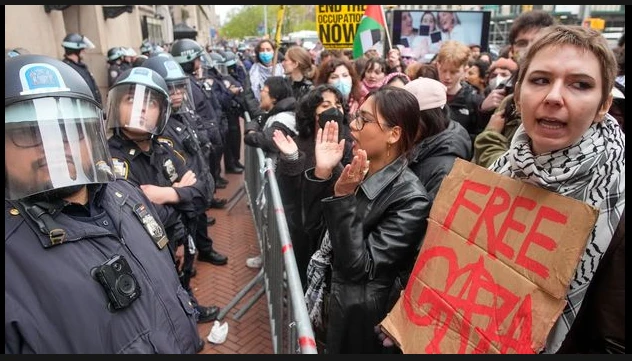 Over 100 pro-Palestinian protesters arrested at New York's Columbia University