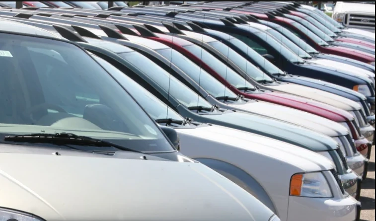 Sharp decline in sales of new cars