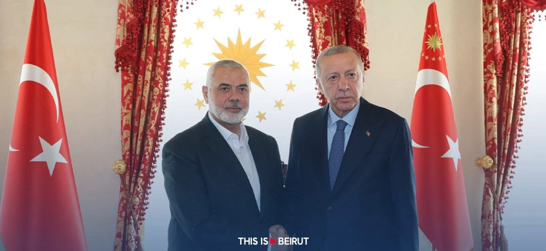 Erdogan urges Palestinian unity after meeting Hamas chief