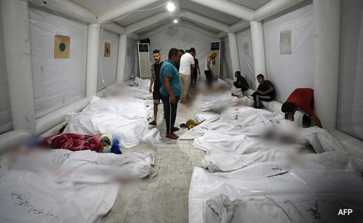 Gaza officials, Hamas say 50 bodies exhumed at hospital