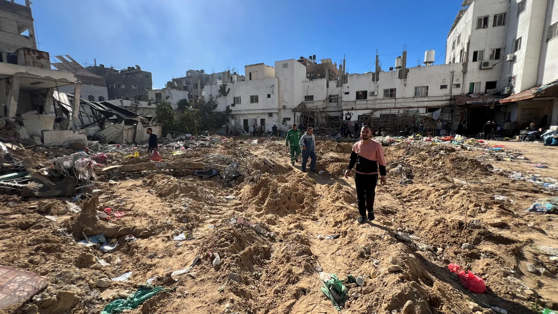Israel army denies burying bodies in Gaza hospital in hostage search