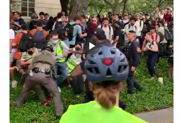More than 100 arrested at US university pro-Palestinian protests