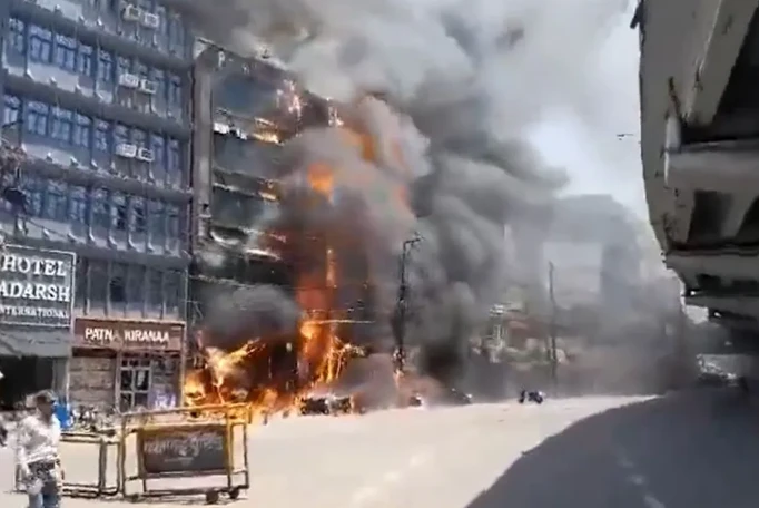 At least six killed in India hotel fire: police