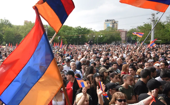 Protests in Armenia against land transfer to Azerbaijan