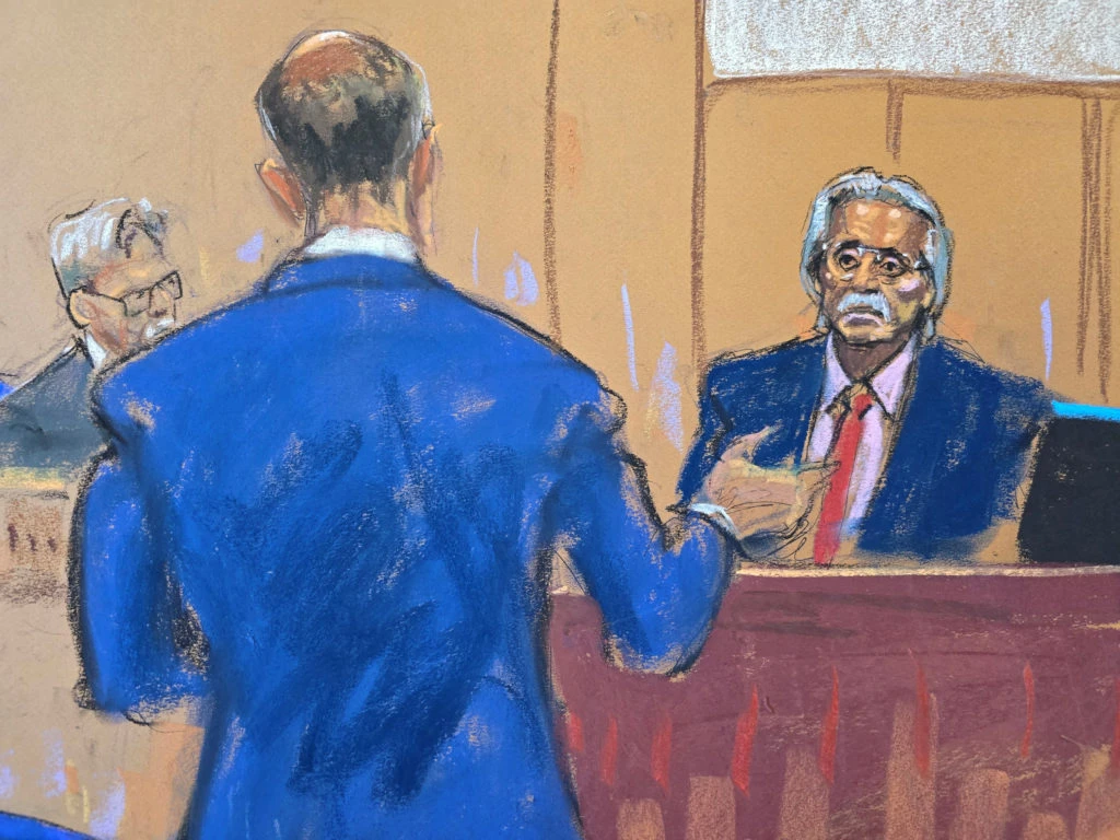 Defense attorneys grill tabloid head in Trump hush money trial