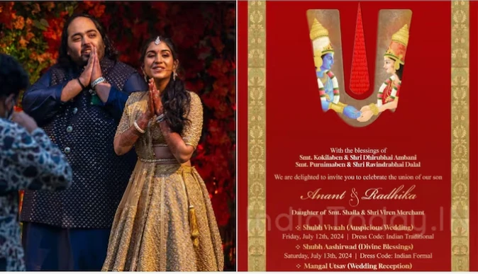 Mark the date! Anant Ambani and Radhika Merchant’s long-awaited wedding card unveiled