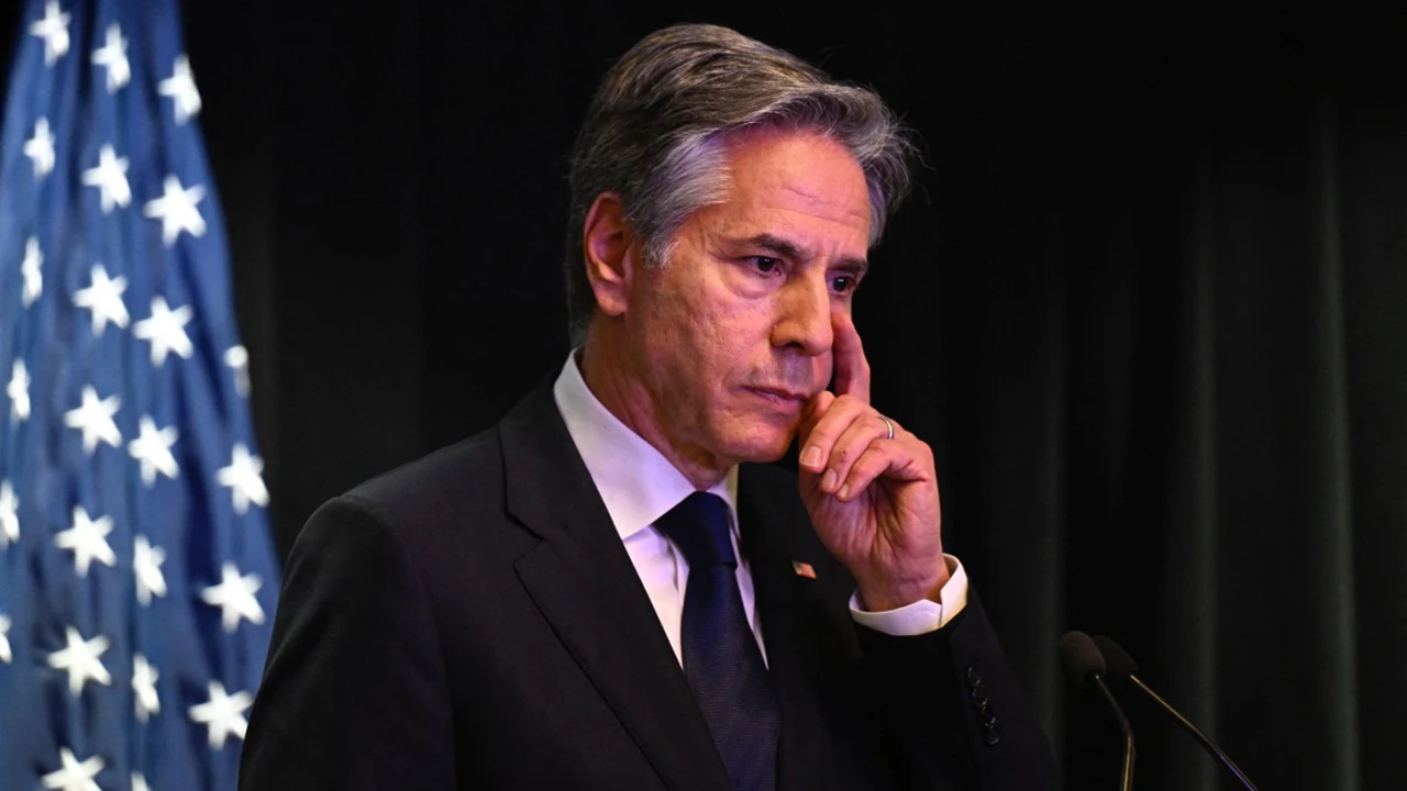 Blinken dismisses Russia accusations of Trump persecution
