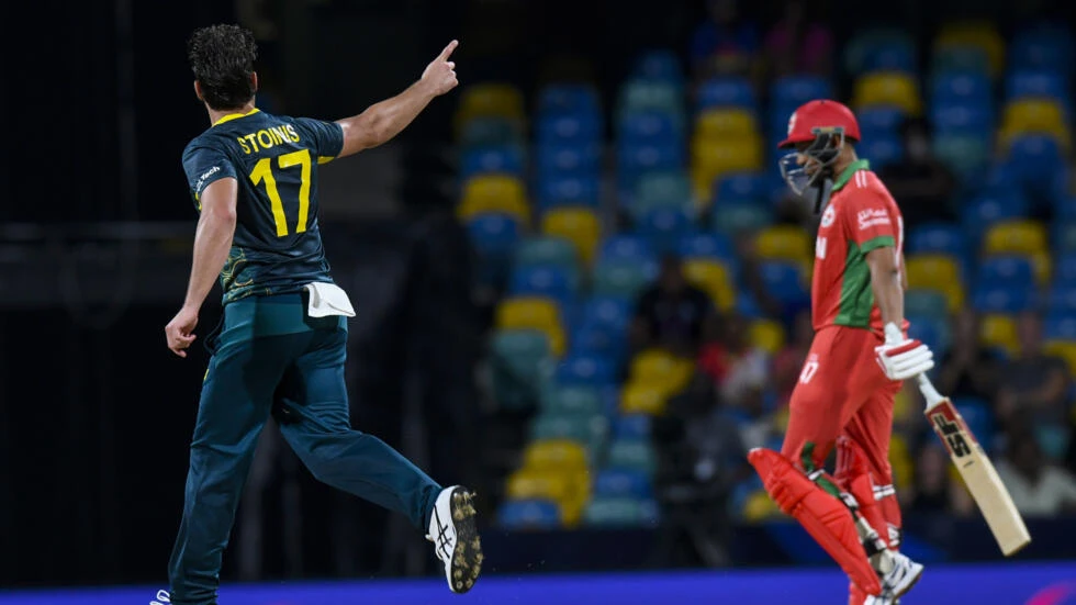 Stoinis shines as Australia cruise past Oman in T20 opener