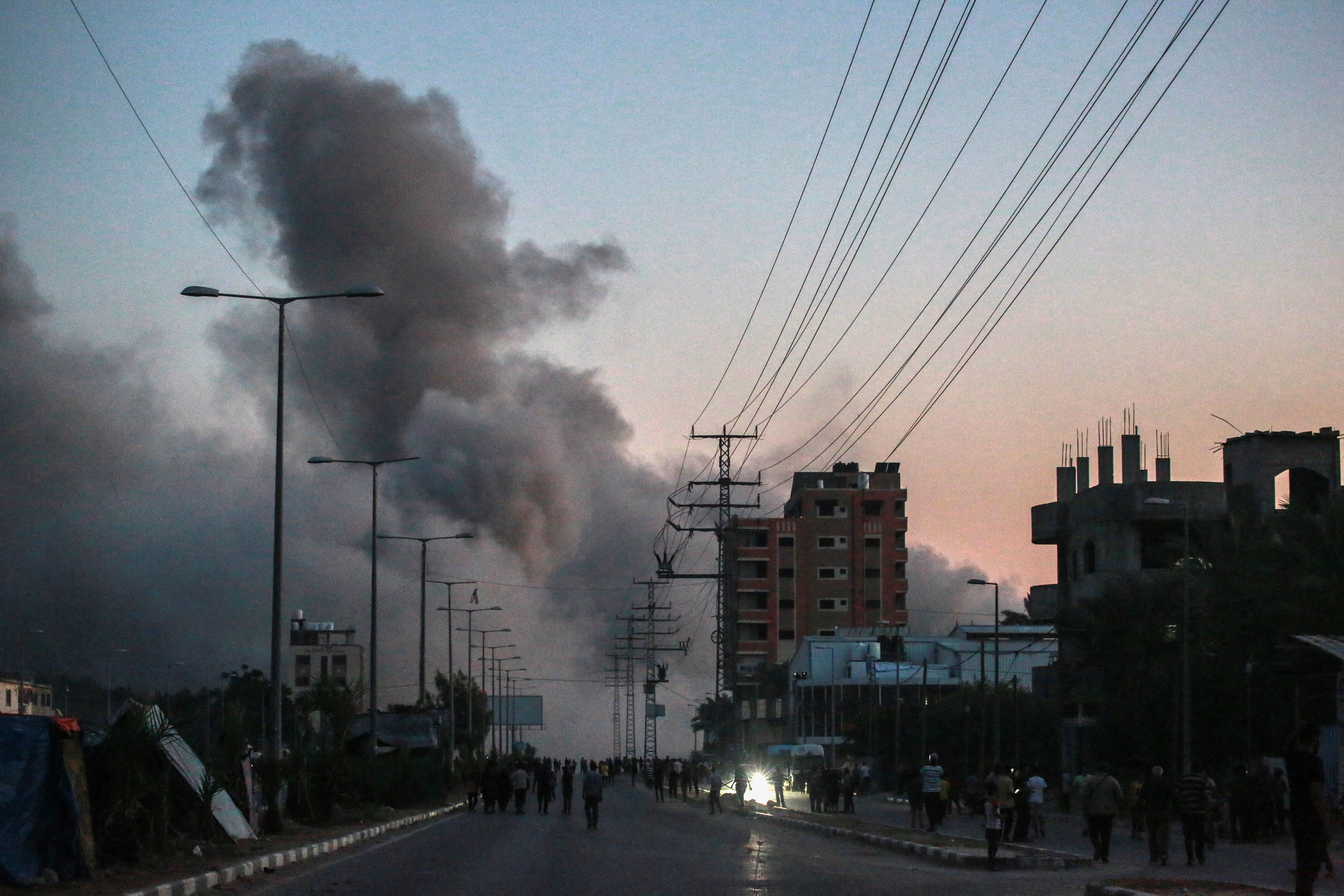 Gaza hospital says 37 dead in strike on UN school 