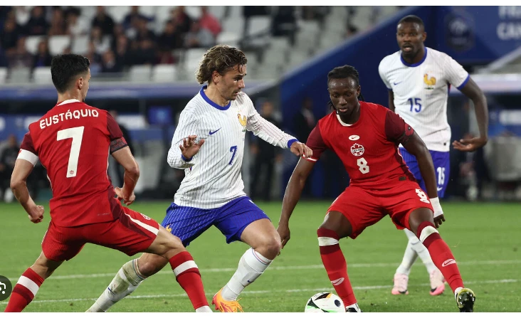 France stifled by Canada in Euros warm up