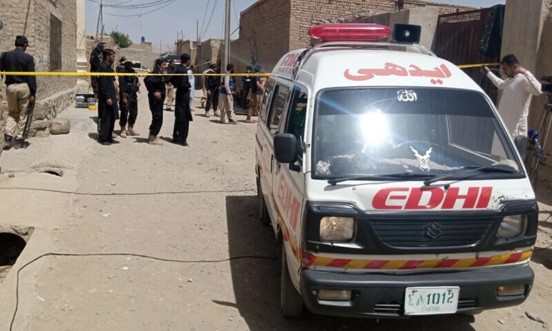 Car hits SSP's squad vehicle, 5 policemen killed, 2 hurt in Lasbela