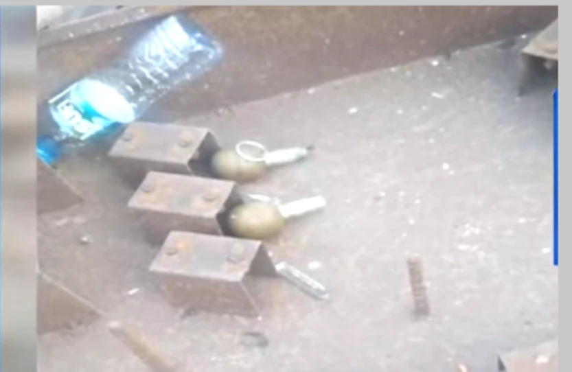 Two hand grenades, detonator recovered from scrap warehouse in Lahore