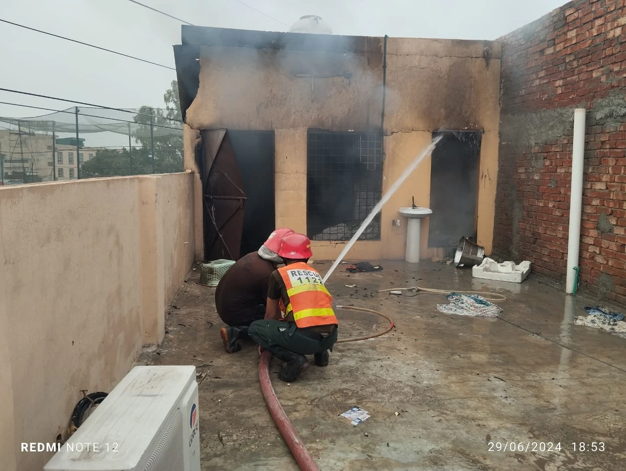 Six children injured in Lahore house fire