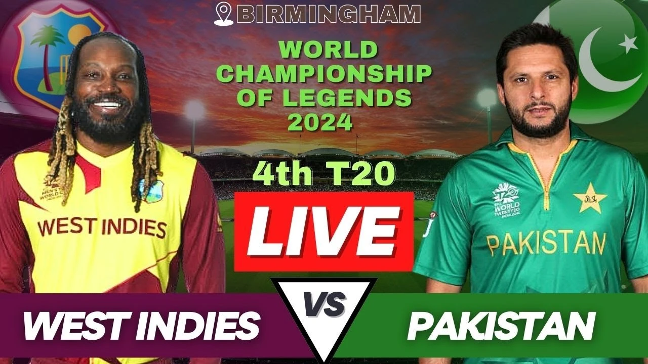 Pakistan beat West Indies by 30 runs in World Championship of Legends 2024