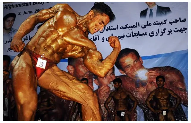 Bodybuilders vie for Mr Afghanistan crown, modestly