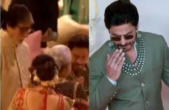 Shah Rukh Khan’s warm gesture towards Amitabh, Jaya Bachchan goes viral on social media