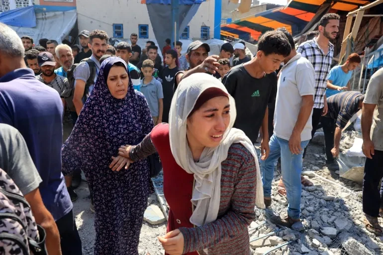 Gaza rescuers say dead and wounded in new school strike