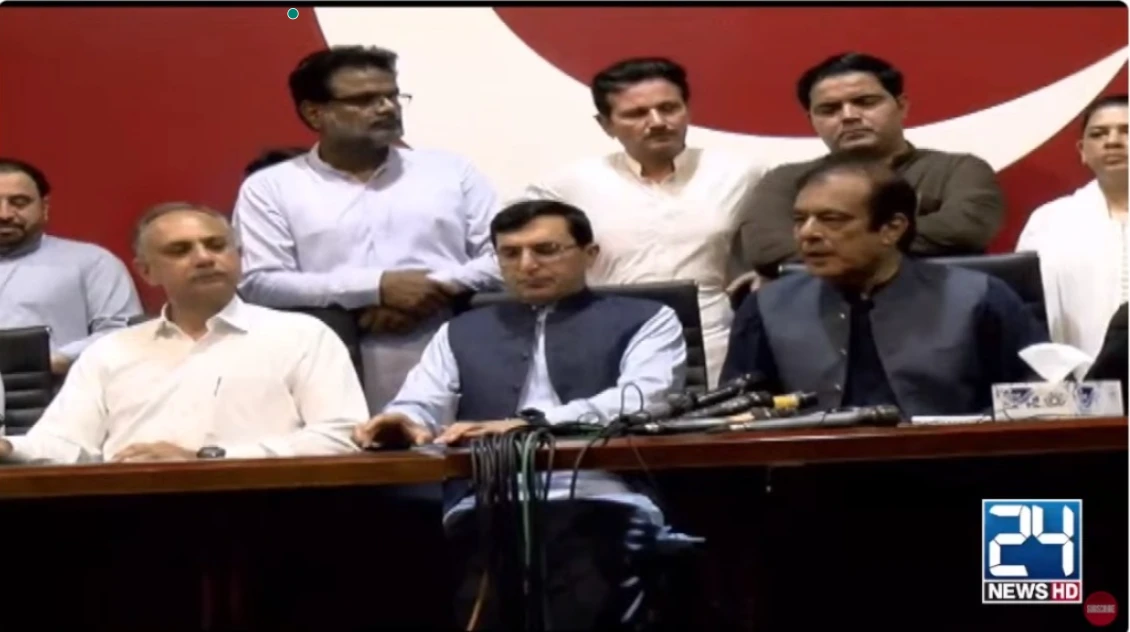 PTI leaders condemn PML-N-led govt's plan to ban PTI