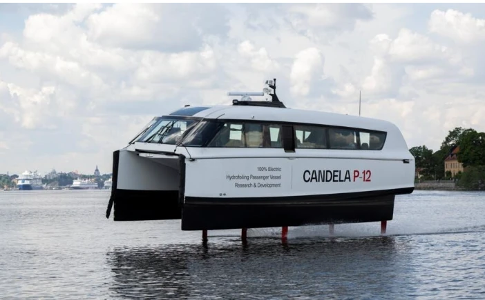 Stockholm tests electric 'flying' ferry