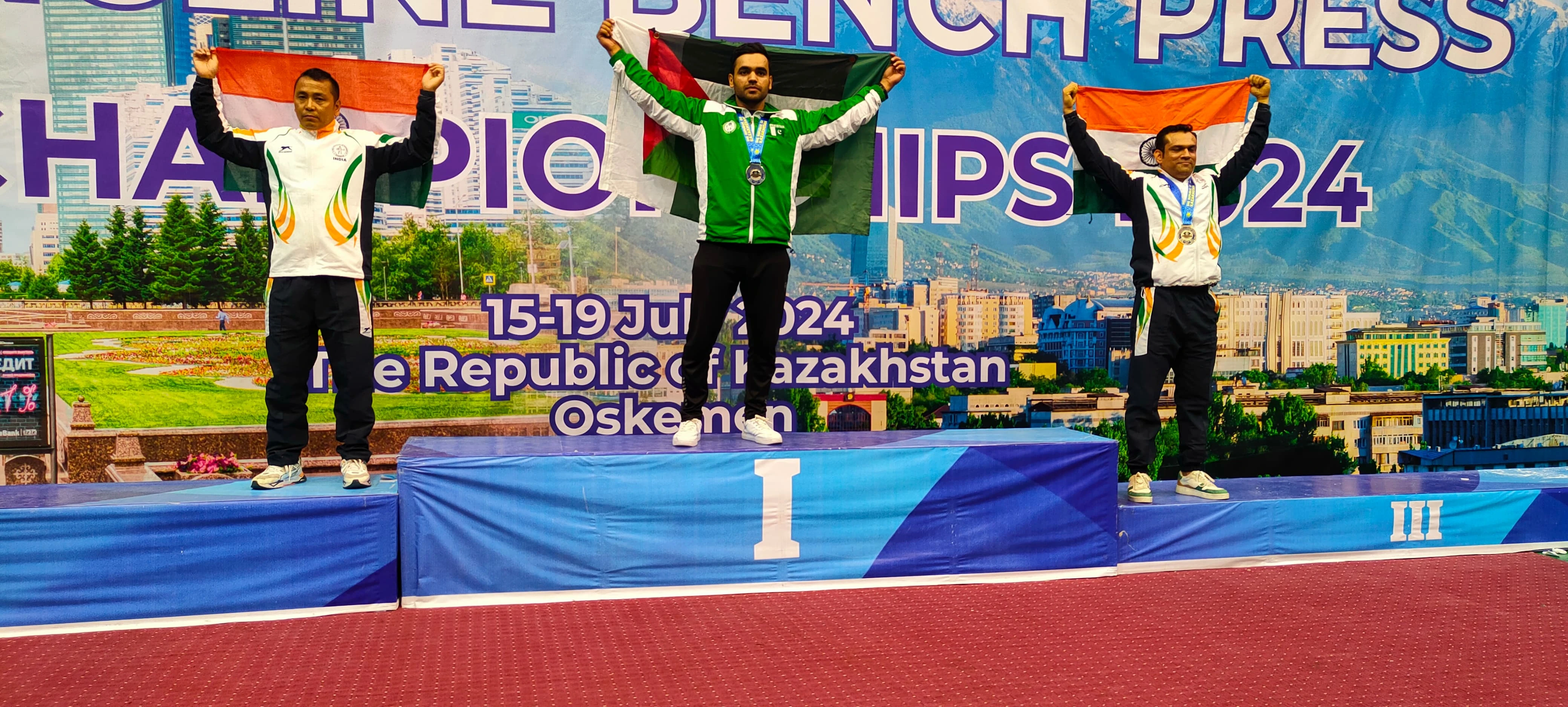 Usman shines at World C’ship with gold, stands with Palestine