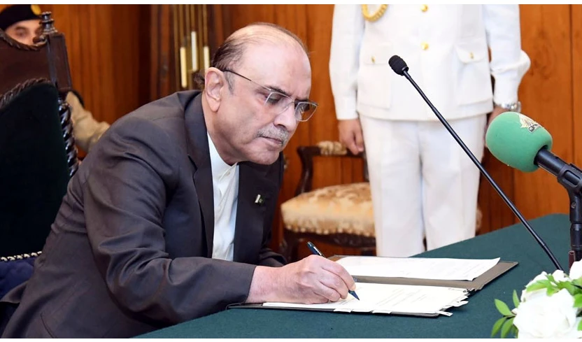 President Zardari assents to Christian Marriage (Amend) Act 2024