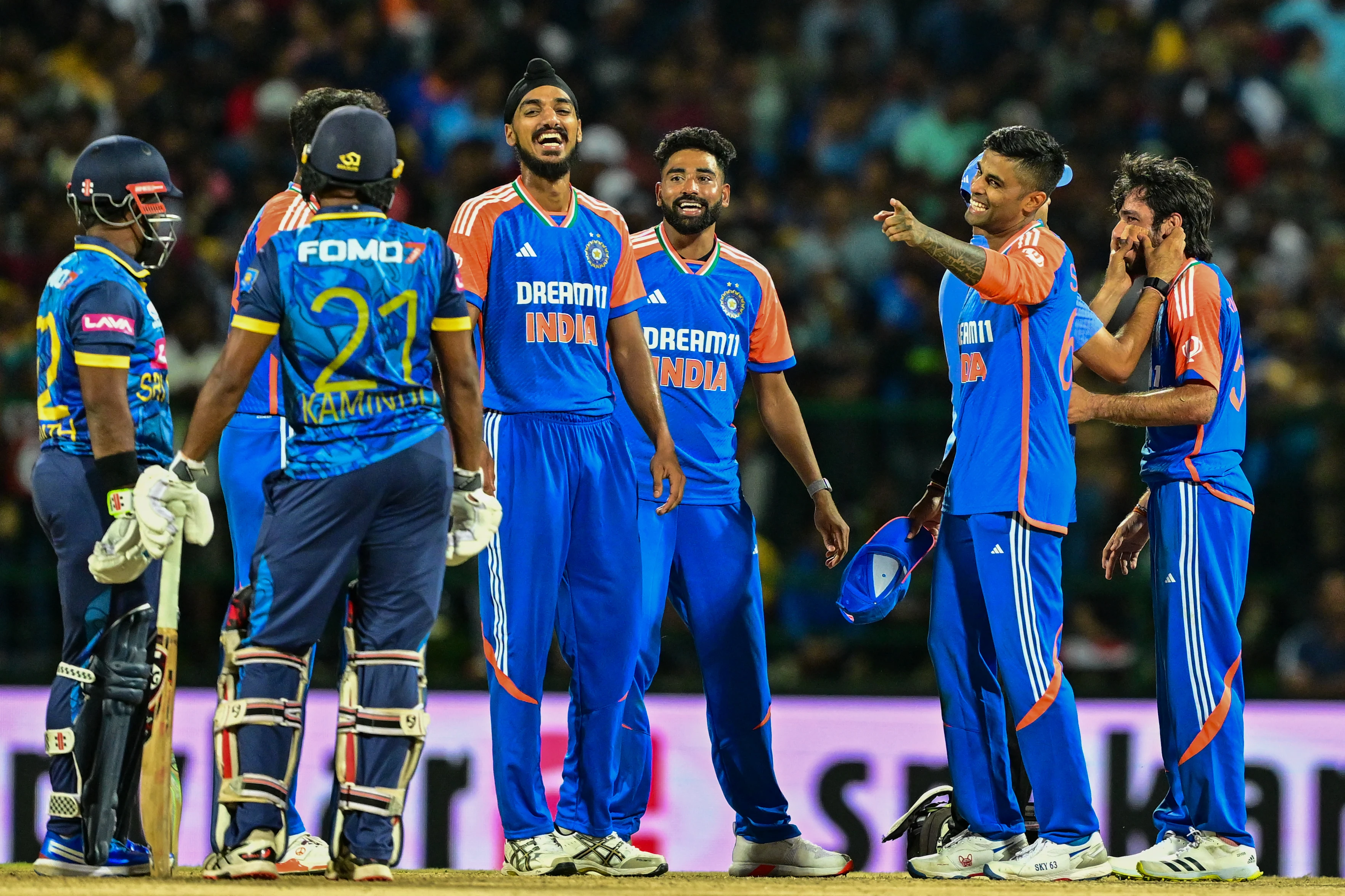 India beat Sri Lanka by 43-run in first T20
