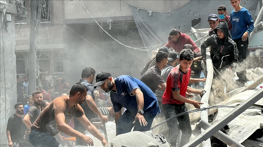 Israeli airstrike on Gaza displacement camp claims five, Says Civil Defence