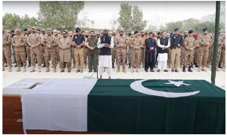 Funeral of martyred soldier offered in Gwadar