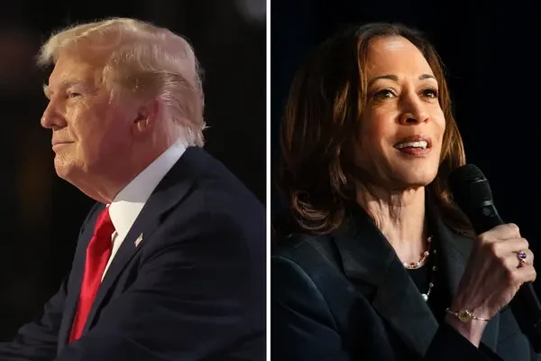 Harris grows stronger in latest poll, narrowing the lead over Trump