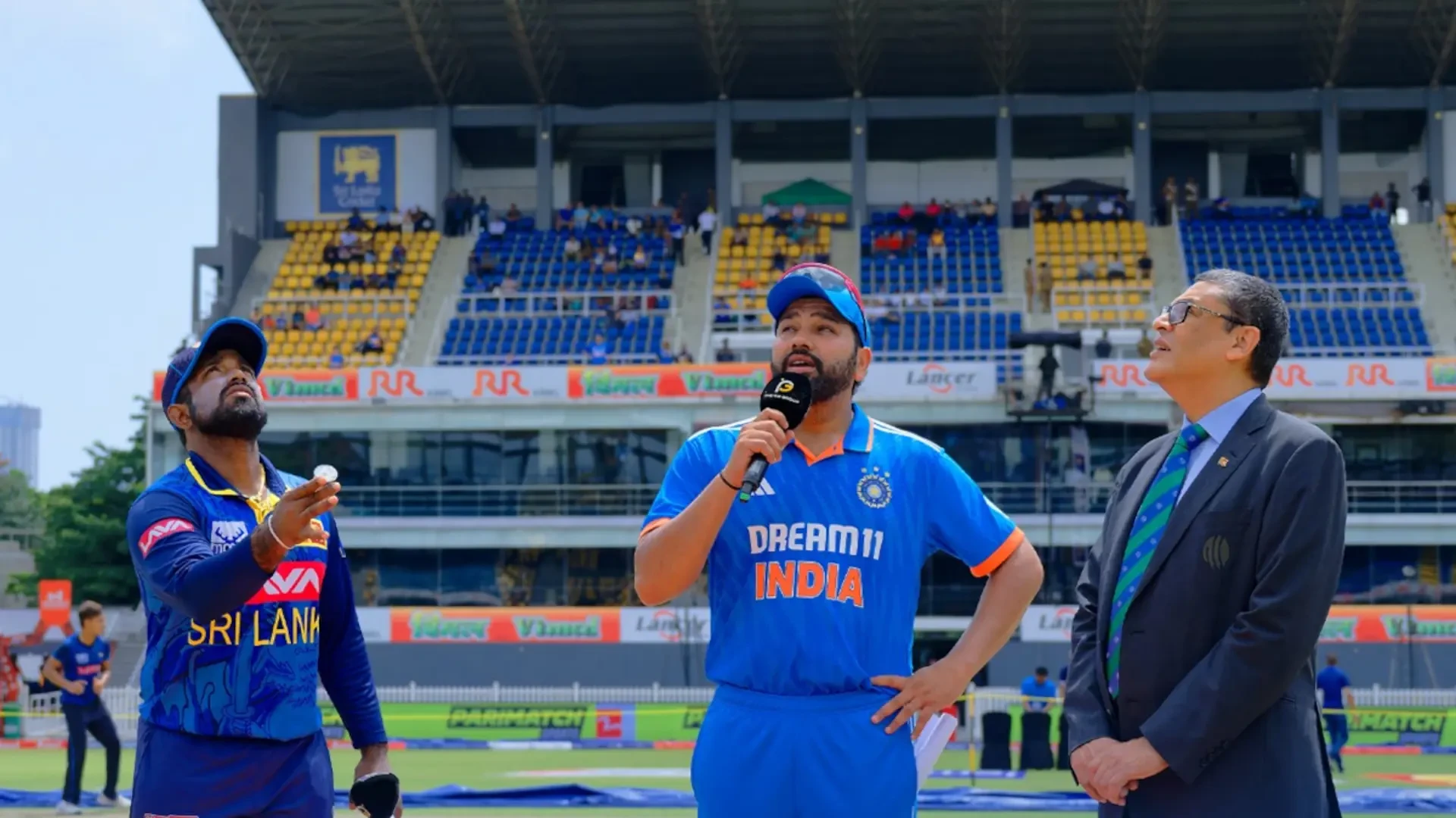 Hasaranga out as Sri Lanka opt to bat in 2nd India ODI