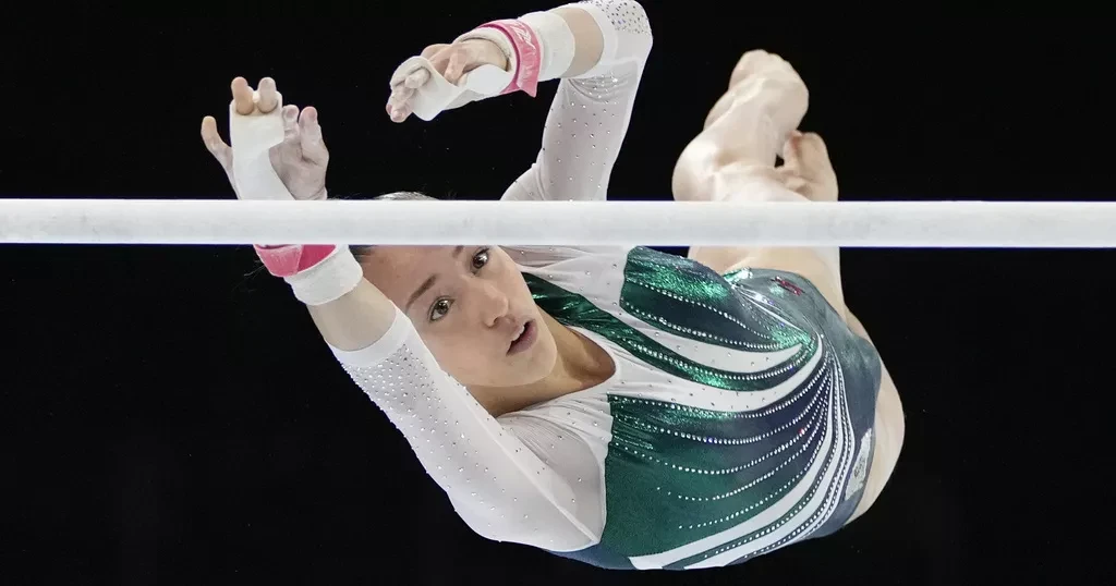 Nemour makes history with Olympic gold in uneven bars for Algeria