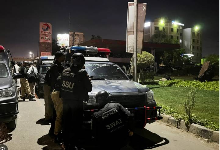 Gun-and-grenade attack on Karachi Pakwan Centre goes off target