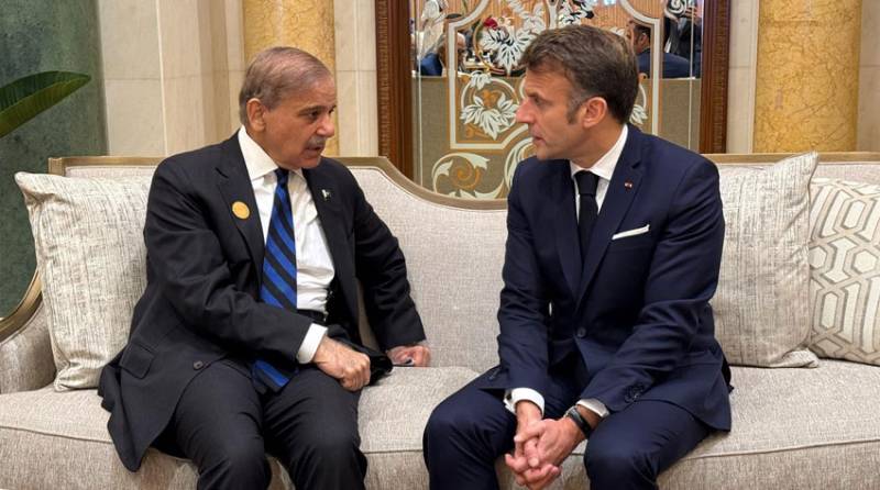 PM Shehbaz meets French President, agree to enhance bilateral cooperation 