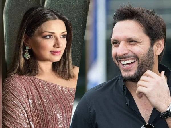 Shahid Afridi breaks silence on rumored relationship with Indian Sonali Bendre