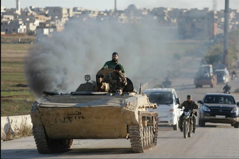 Syria govt says set up security cordon as rebels advance on Damascus