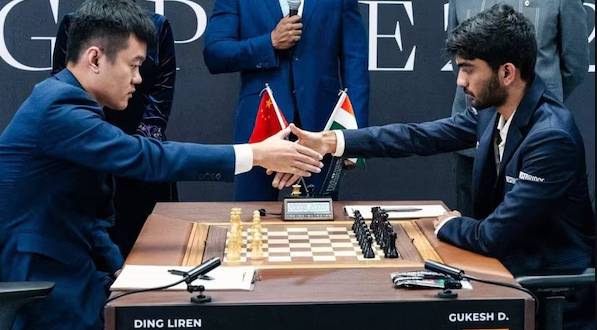 World chess championship tied with four games to go