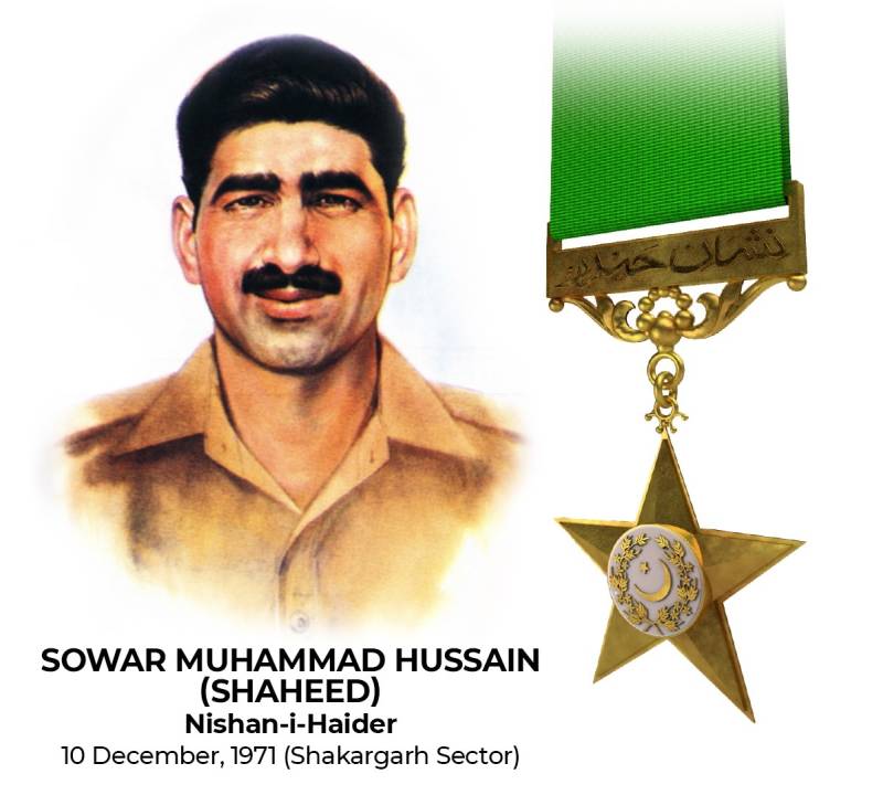 53rd martyrdom anniversary of Sowar Hussain Shaheed being observed today