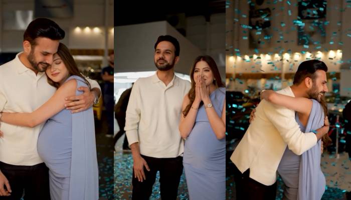 Aymen Saleem revealed baby gender, Watch video