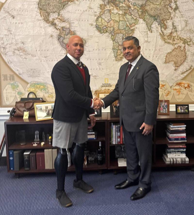 Ambassador Rizwan Saeed Sheikh meets Rep. Brian Mast, new Chairman of the House Foreign Affairs Committee
