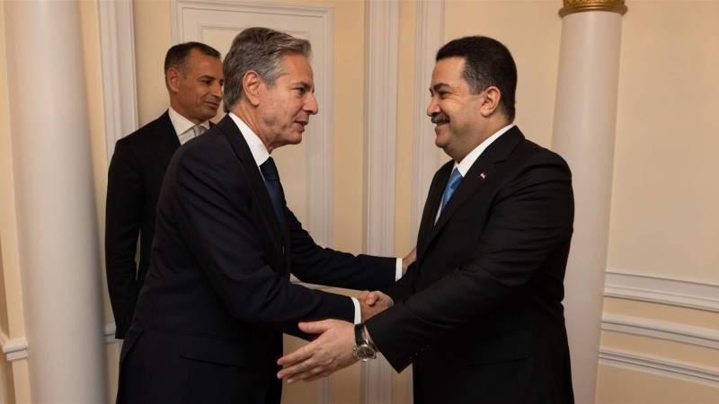 Blinken holds surprise meeting with Iraq PM amid Syria crisis tour