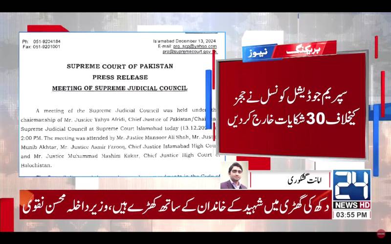 SJC dismisses 30 complaints against judges