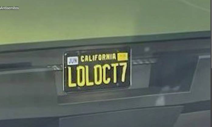 California apologizes over license plate mocking Oct 7 attack