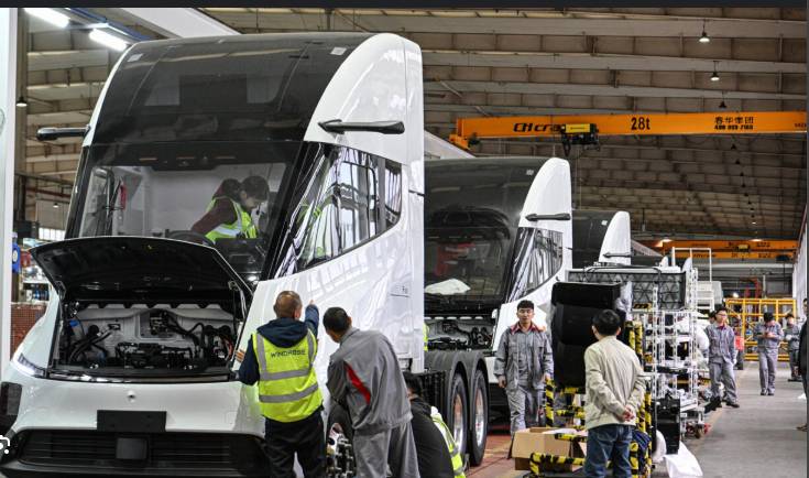 Chinese firms take on EV truck challenges