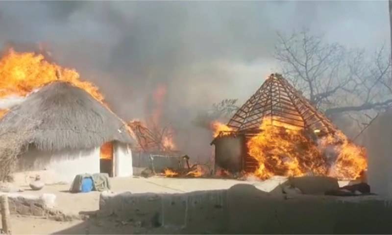 Indian border fire ravages Pakistani villages, spreads across 8 km 