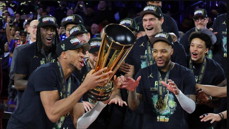 Giannis shines as Bucks defeat Thunder to win NBA Cup