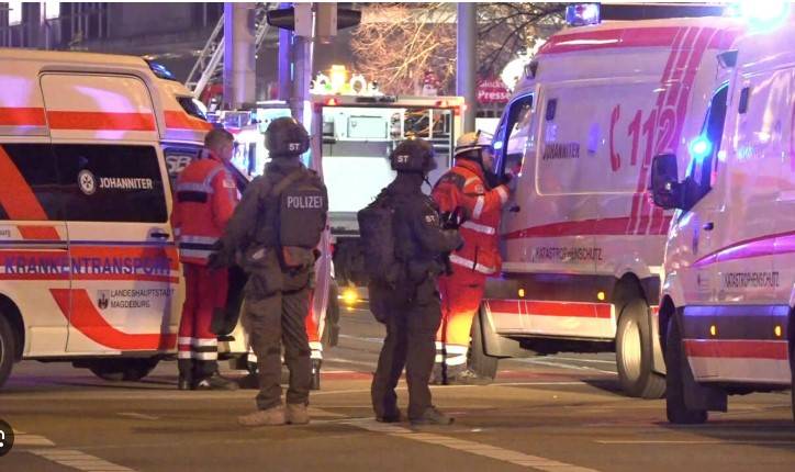 Saudi doctor barrels SUV through German market crowd, two dead