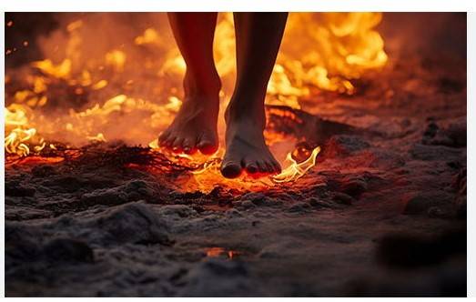 Woman hurt after fake Pir made her stand on burning coal during exorcism