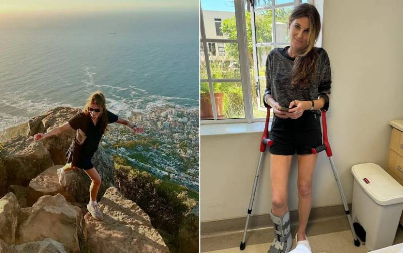 Jemima Goldsmith injured after falling from mountain in South Africa 
