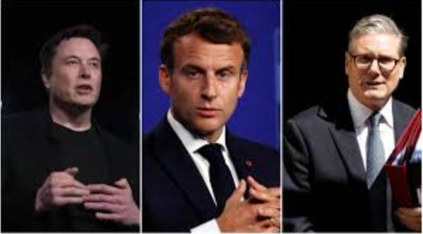 Starmer and Macron to hold talks amid ongoing Musk spat